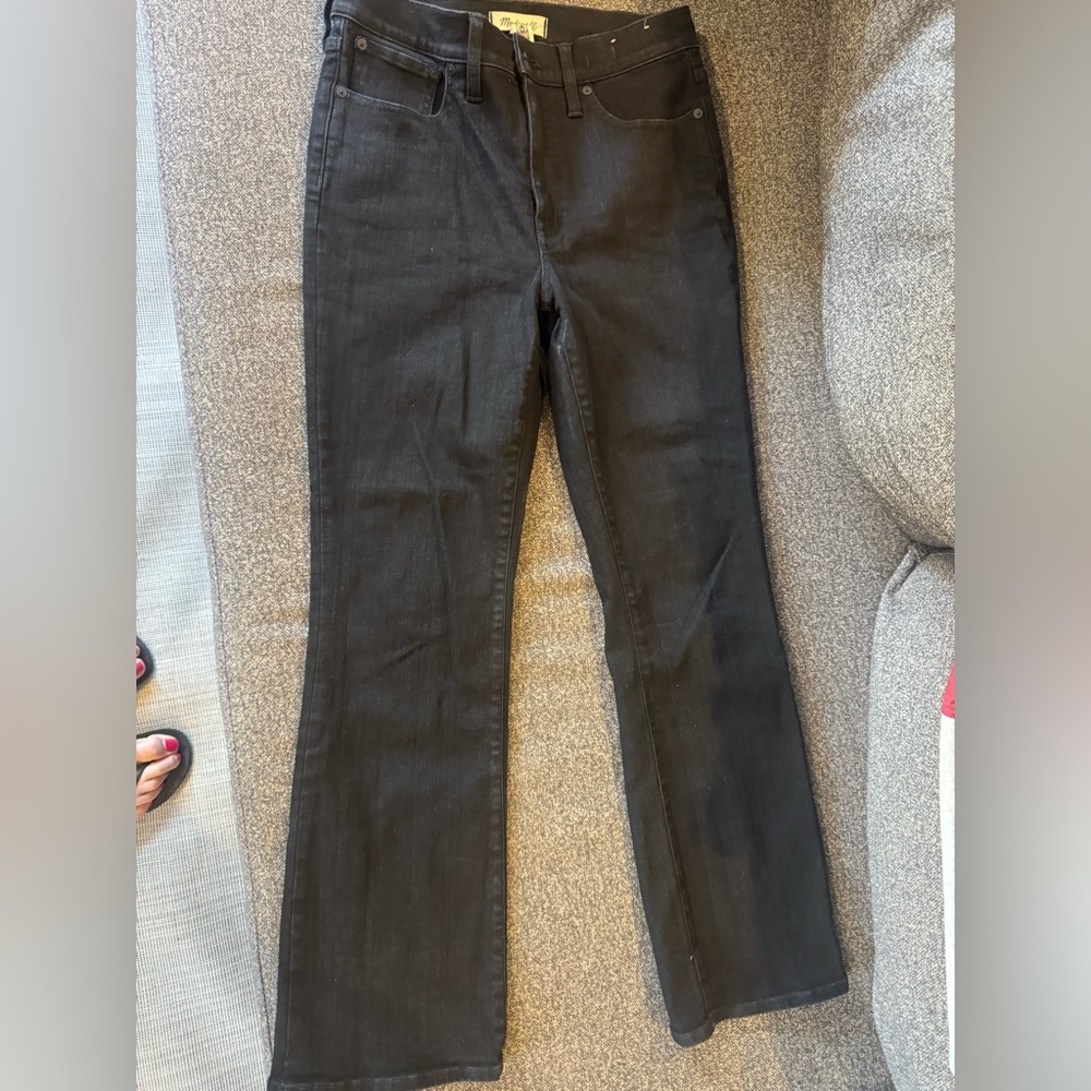 Madewell Black Flare Jeans